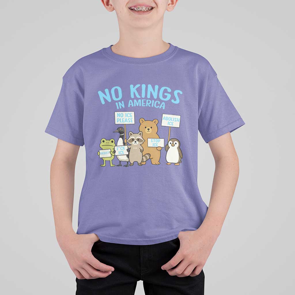 Funny Protest Animals Abolish Ice T Shirt For Kid Minneapolis USA Support Gift