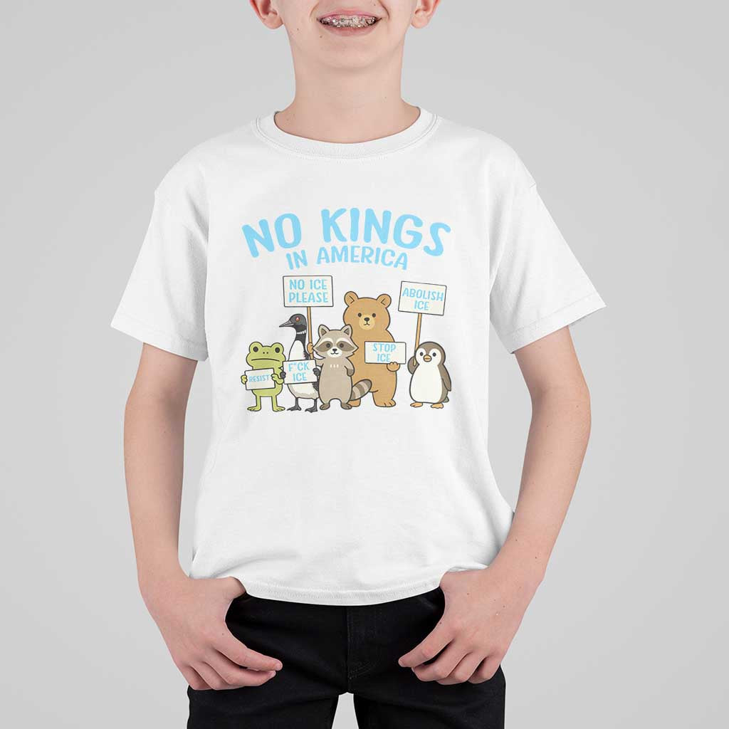 Funny Protest Animals Abolish Ice T Shirt For Kid Minneapolis USA Support Gift
