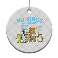 Funny Protest Animals Abolish Ice Ceramic Ornament Minneapolis USA Support Gift