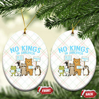 Funny Protest Animals Abolish Ice Ceramic Ornament Minneapolis USA Support Gift