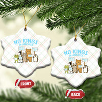 Funny Protest Animals Abolish Ice Ceramic Ornament Minneapolis USA Support Gift