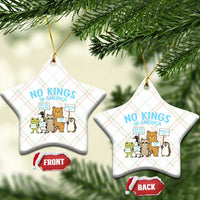 Funny Protest Animals Abolish Ice Ceramic Ornament Minneapolis USA Support Gift