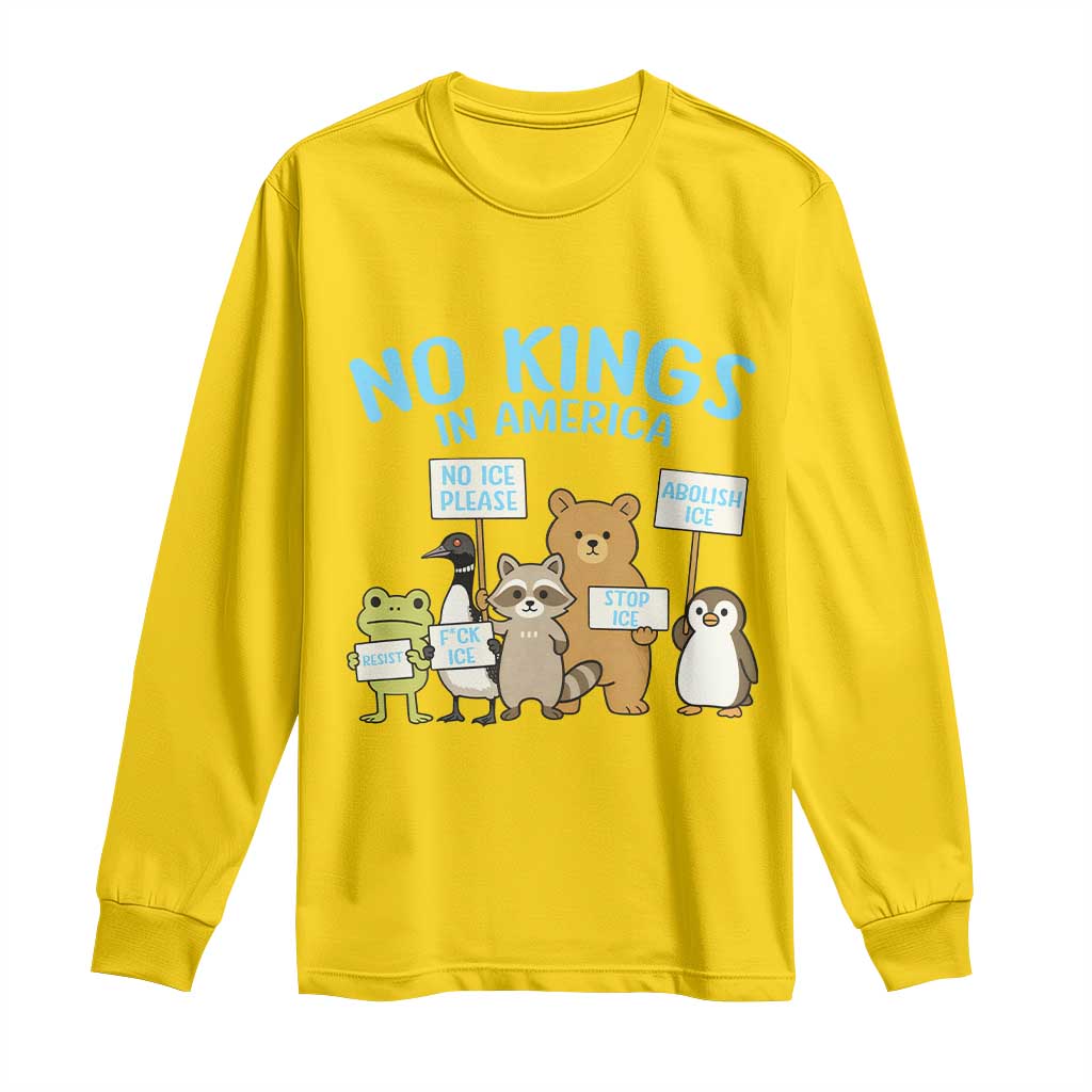 Funny Protest Animals Abolish Ice Long Sleeve Shirt Minneapolis USA Support Gift