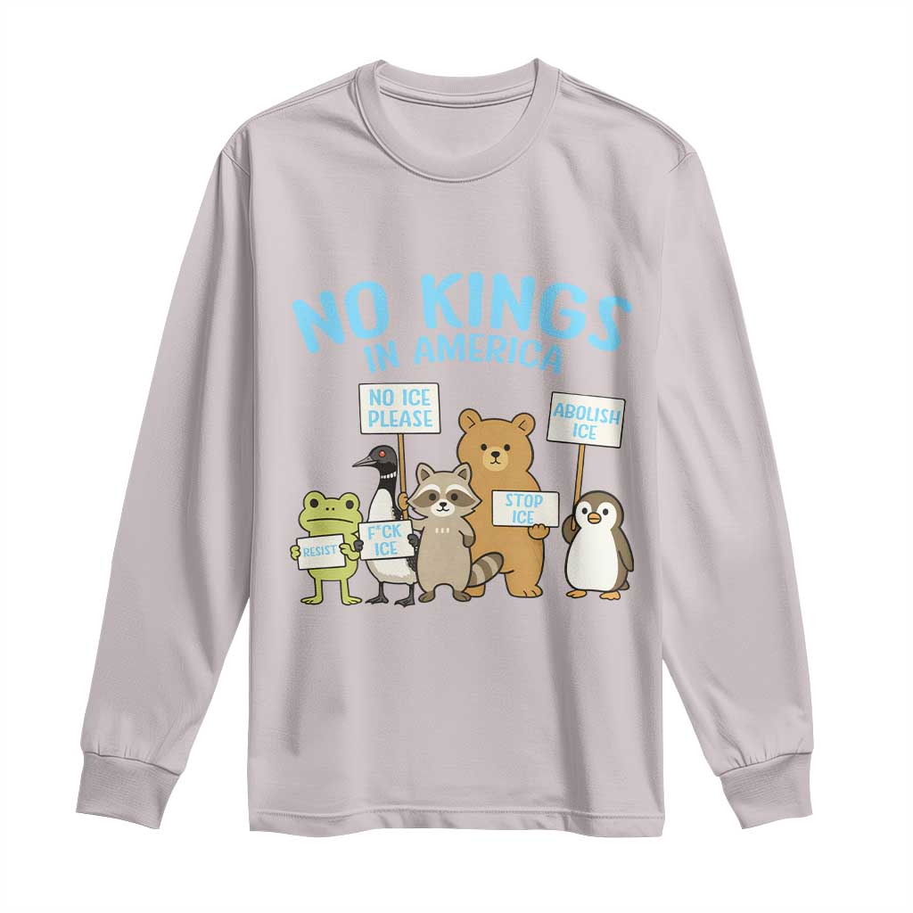 Funny Protest Animals Abolish Ice Long Sleeve Shirt Minneapolis USA Support Gift