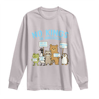 Funny Protest Animals Abolish Ice Long Sleeve Shirt Minneapolis USA Support Gift