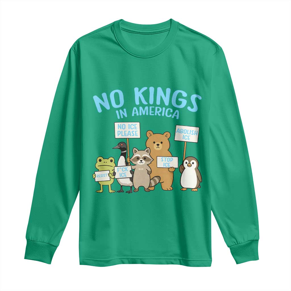 Funny Protest Animals Abolish Ice Long Sleeve Shirt Minneapolis USA Support Gift