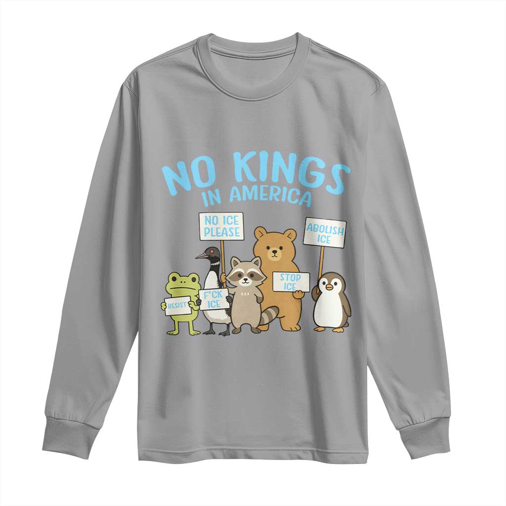Funny Protest Animals Abolish Ice Long Sleeve Shirt Minneapolis USA Support Gift