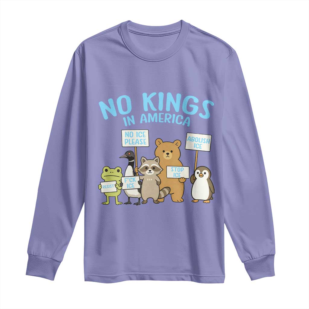 Funny Protest Animals Abolish Ice Long Sleeve Shirt Minneapolis USA Support Gift