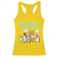 Funny Protest Animals Abolish Ice Racerback Tank Top Minneapolis USA Support Gift