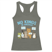 Funny Protest Animals Abolish Ice Racerback Tank Top Minneapolis USA Support Gift