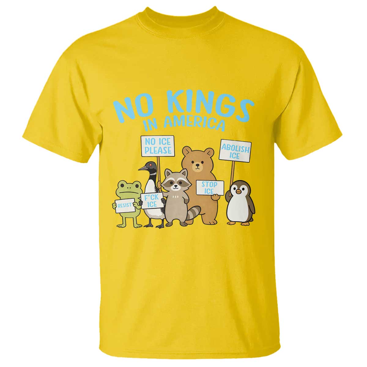 Funny Protest Animals Abolish Ice T Shirt Minneapolis USA Support Gift