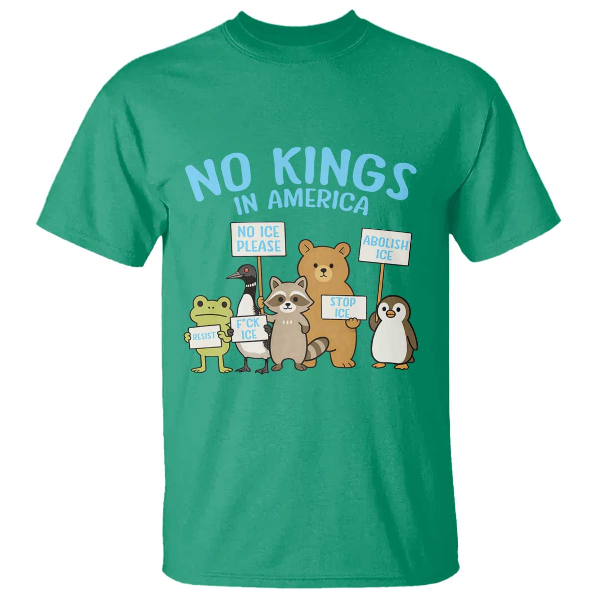 Funny Protest Animals Abolish Ice T Shirt Minneapolis USA Support Gift