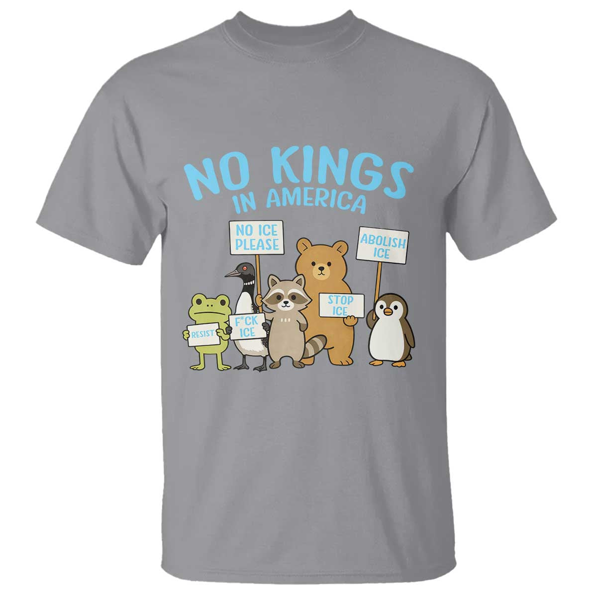 Funny Protest Animals Abolish Ice T Shirt Minneapolis USA Support Gift