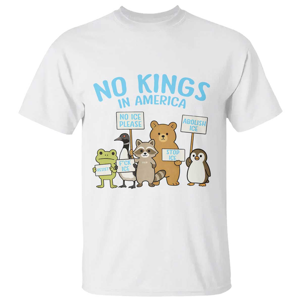 Funny Protest Animals Abolish Ice T Shirt Minneapolis USA Support Gift