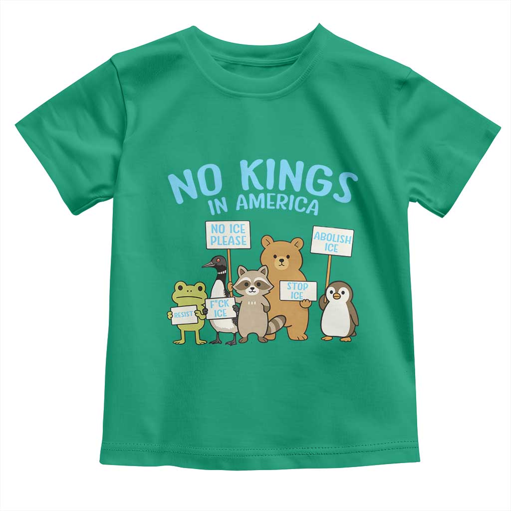 Funny Protest Animals Abolish Ice Toddler T Shirt Minneapolis USA Support Gift