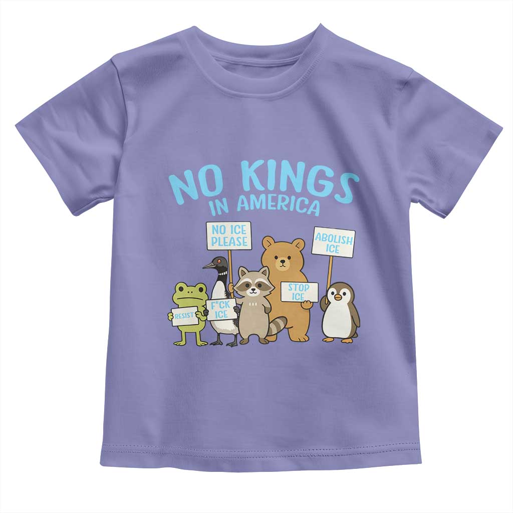 Funny Protest Animals Abolish Ice Toddler T Shirt Minneapolis USA Support Gift