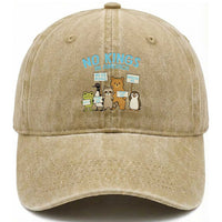 Funny Protest Animals Abolish Ice Washed Cotton Baseball Cap Minneapolis USA Support Gift