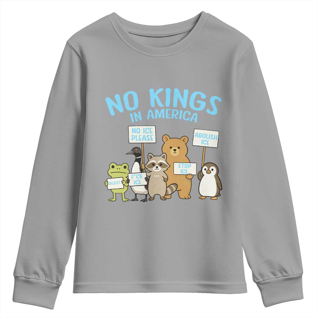 Funny Protest Animals Abolish Ice Youth Sweatshirt Minneapolis USA Support Gift
