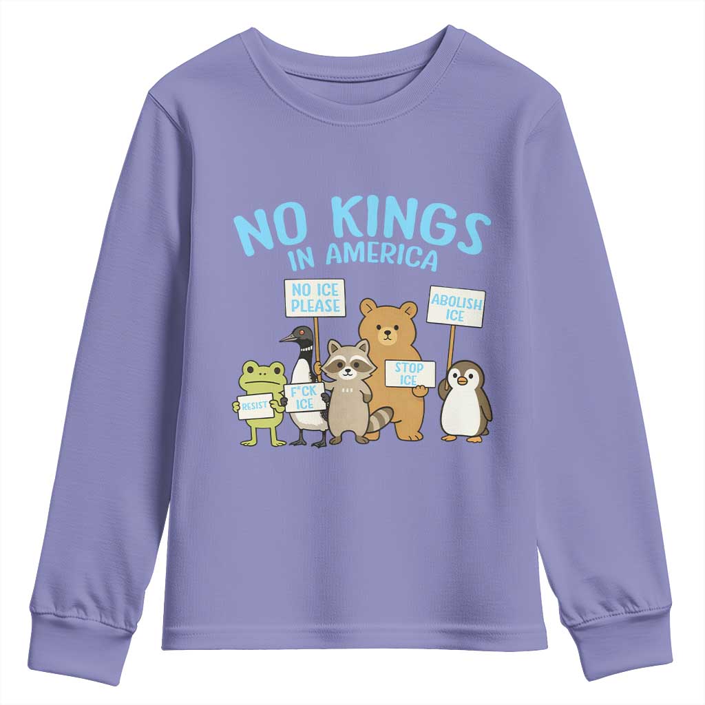 Funny Protest Animals Abolish Ice Youth Sweatshirt Minneapolis USA Support Gift