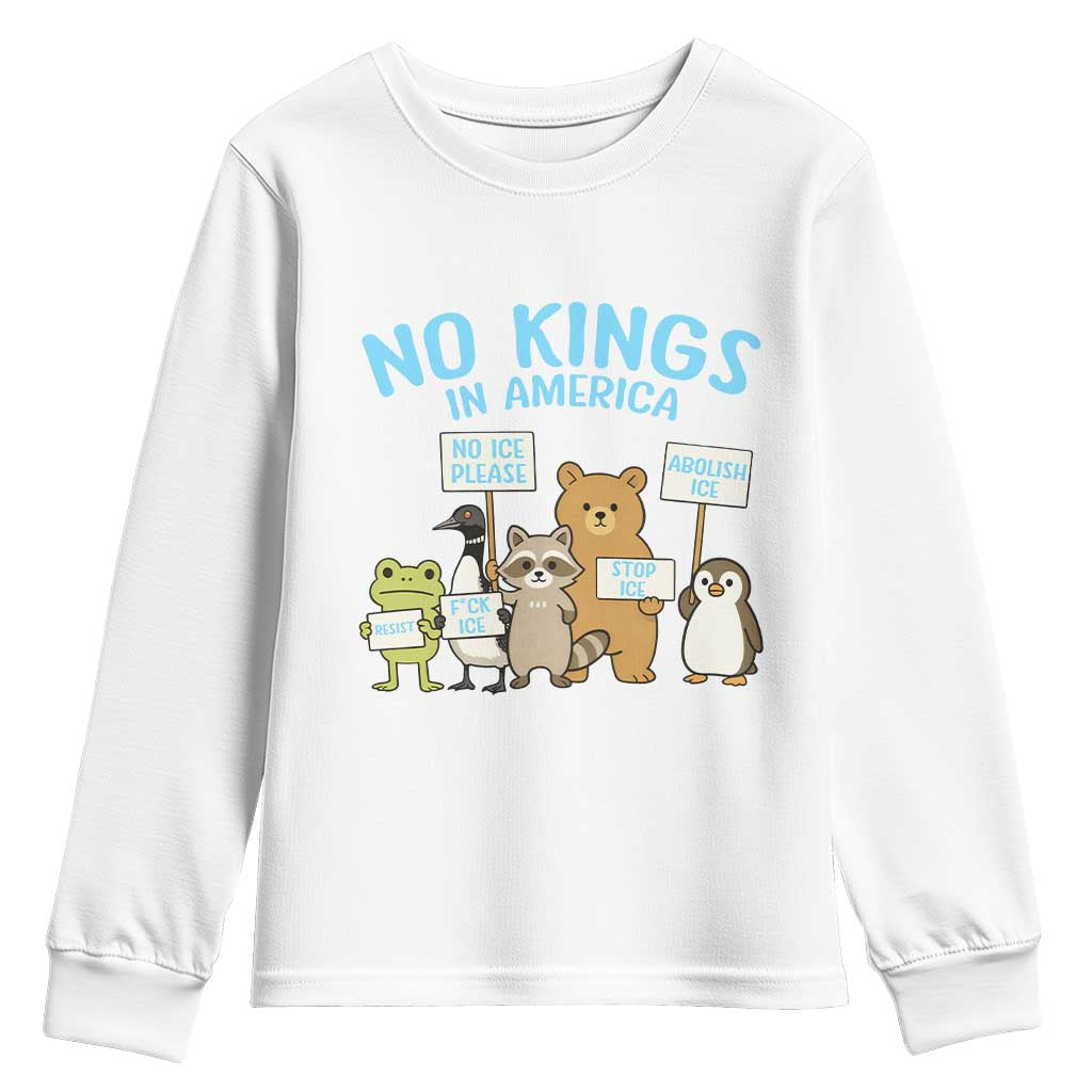 Funny Protest Animals Abolish Ice Youth Sweatshirt Minneapolis USA Support Gift