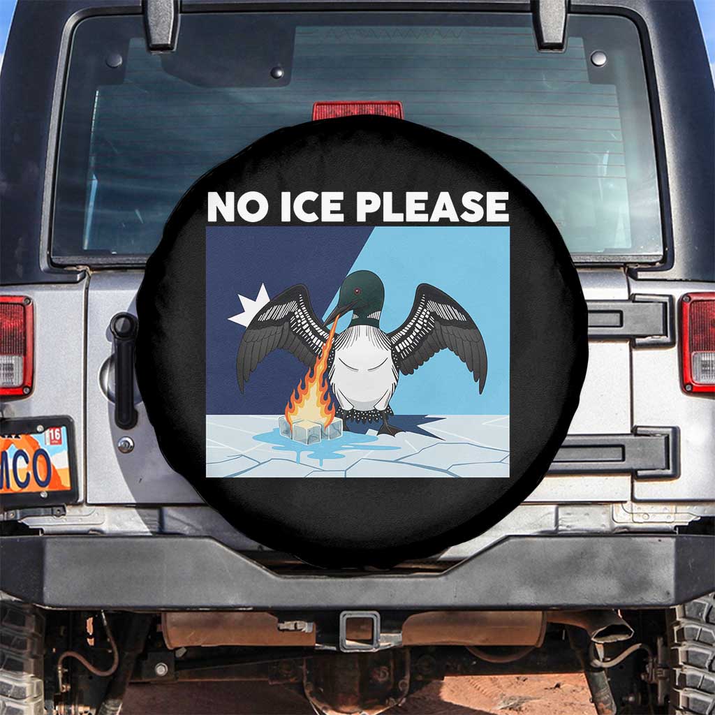 Funny Fire Breathing Loon Spare Tire Cover No Ice Please