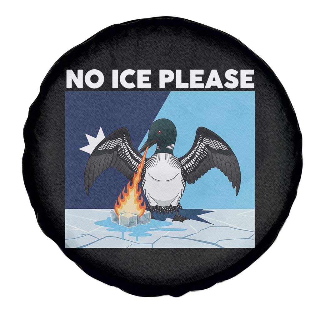 Funny Fire Breathing Loon Spare Tire Cover No Ice Please
