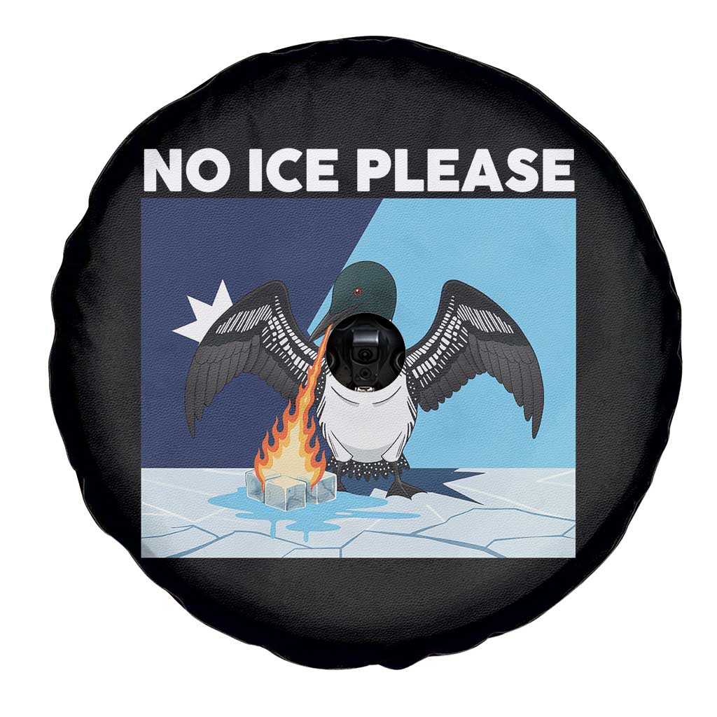 Funny Fire Breathing Loon Spare Tire Cover No Ice Please