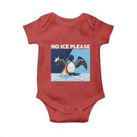 Funny Fire Breathing Loon Baby Onesie No Ice Please