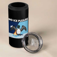 Funny Fire Breathing Loon 4 in 1 Can Cooler Tumbler No Ice Please