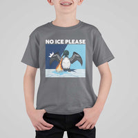 Funny Fire Breathing Loon T Shirt For Kid No Ice Please