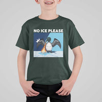 Funny Fire Breathing Loon T Shirt For Kid No Ice Please