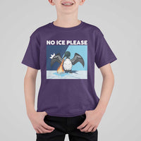 Funny Fire Breathing Loon T Shirt For Kid No Ice Please
