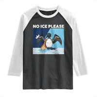 Funny Fire Breathing Loon Raglan Shirt No Ice Please