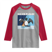 Funny Fire Breathing Loon Raglan Shirt No Ice Please
