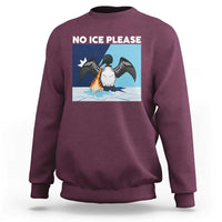 Funny Fire Breathing Loon Sweatshirt No Ice Please