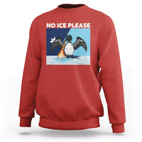 Funny Fire Breathing Loon Sweatshirt No Ice Please