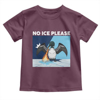 Funny Fire Breathing Loon Toddler T Shirt No Ice Please