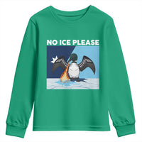 Funny Fire Breathing Loon Youth Sweatshirt No Ice Please