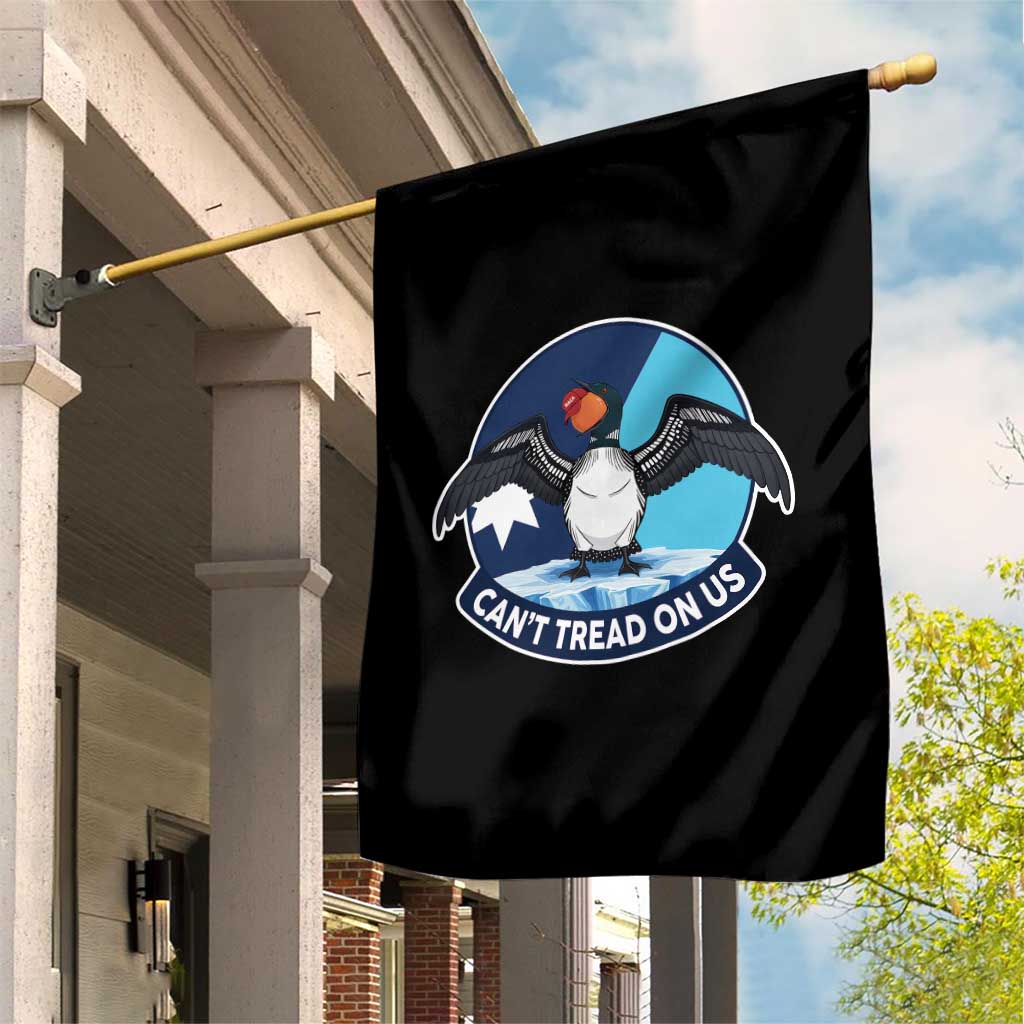 Can Not Tread On Us Garden Flag Common Loon No Ice Please