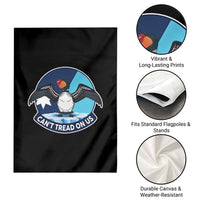 Can Not Tread On Us Garden Flag Common Loon No Ice Please