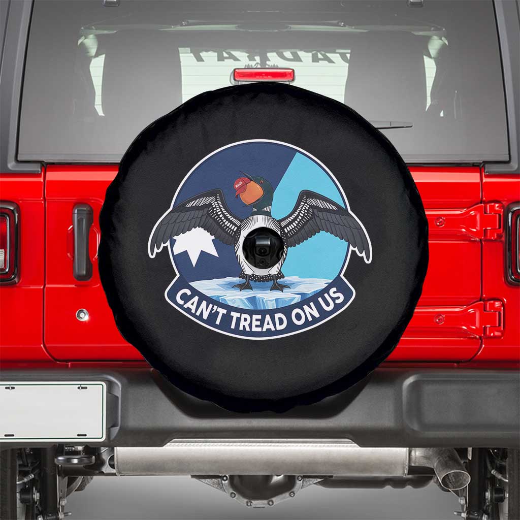 Can Not Tread On Us Spare Tire Cover Common Loon No Ice Please