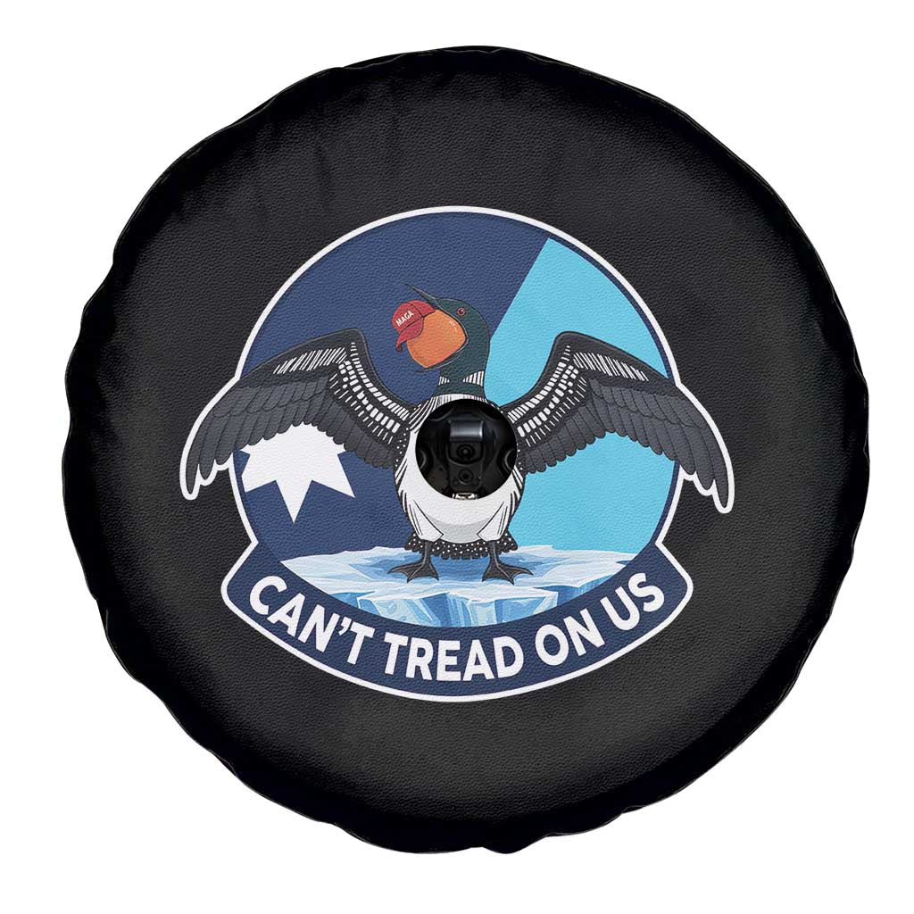 Can Not Tread On Us Spare Tire Cover Common Loon No Ice Please