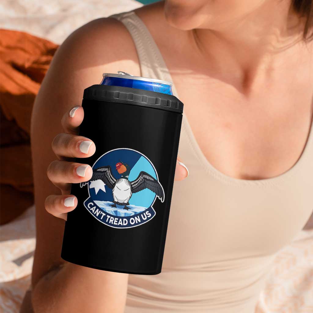 Can Not Tread On Us 4 in 1 Can Cooler Tumbler Common Loon No Ice Please