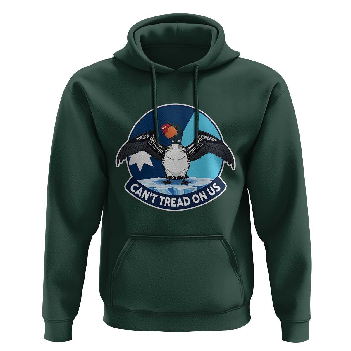 Can Not Tread On Us Hoodie Common Loon No Ice Please