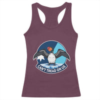 Can Not Tread On Us Racerback Tank Top Common Loon No Ice Please
