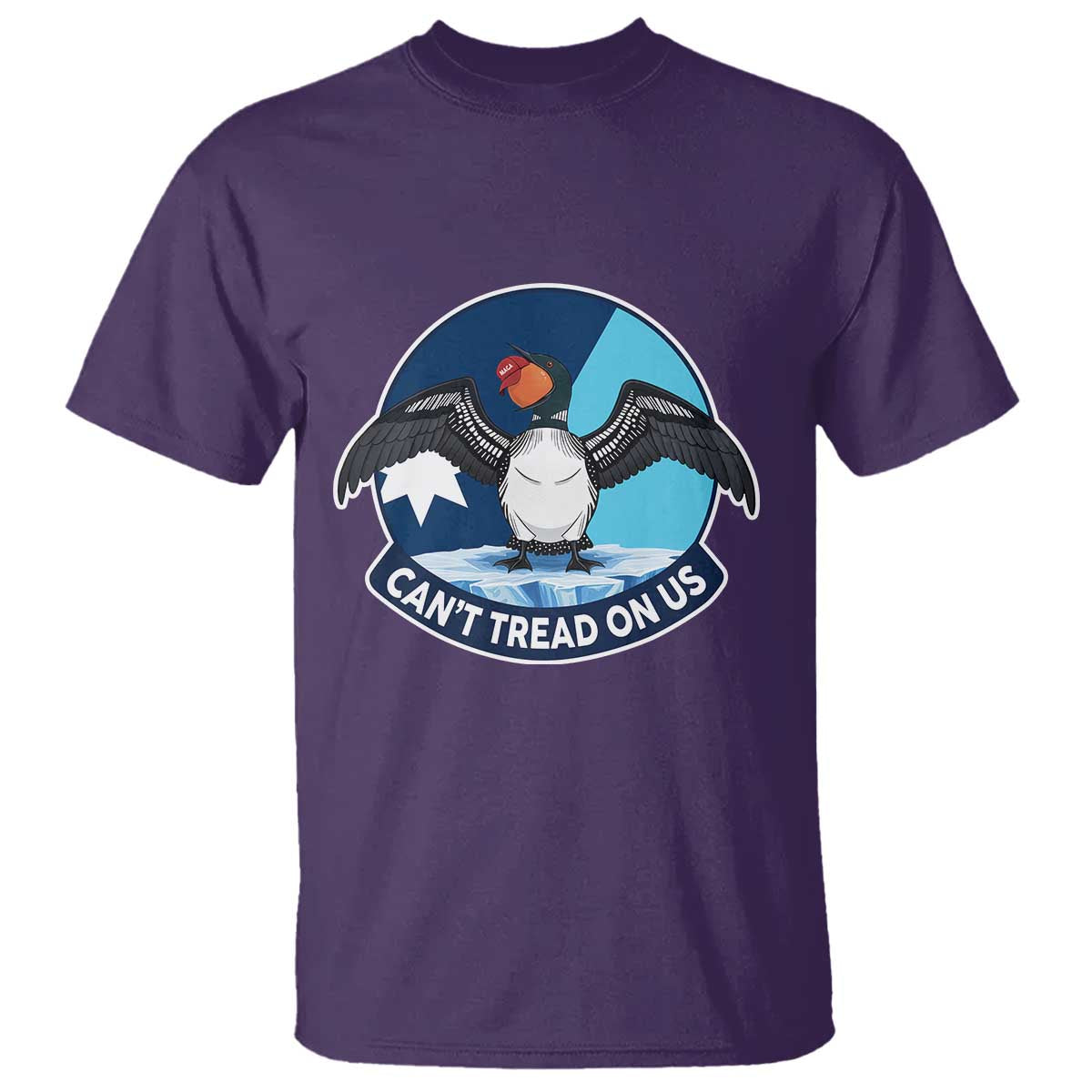 Can Not Tread On Us T Shirt Common Loon No Ice Please