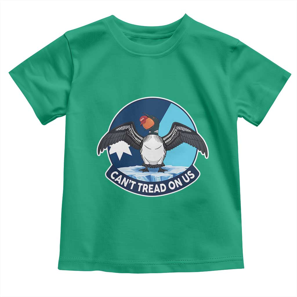 Can Not Tread On Us Toddler T Shirt Common Loon No Ice Please