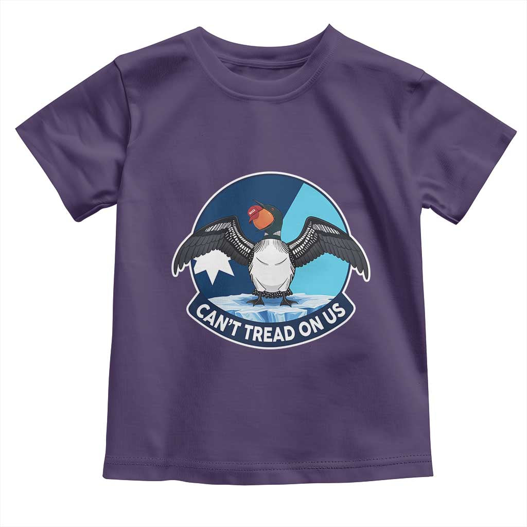 Can Not Tread On Us Toddler T Shirt Common Loon No Ice Please