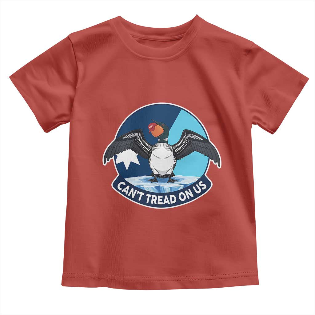 Can Not Tread On Us Toddler T Shirt Common Loon No Ice Please