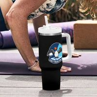 Can Not Tread On Us Tumbler With Handle Common Loon No Ice Please